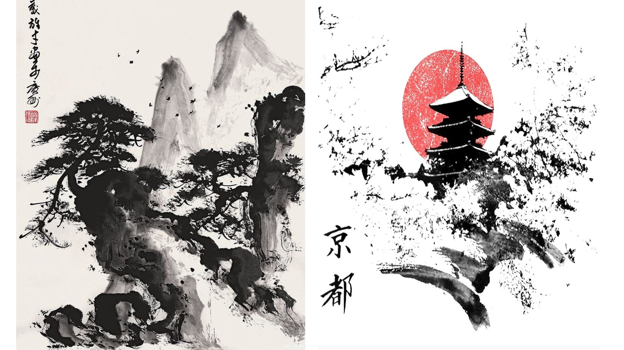 Asian art- A traditional way to introduce Chinese & Japanese culture!