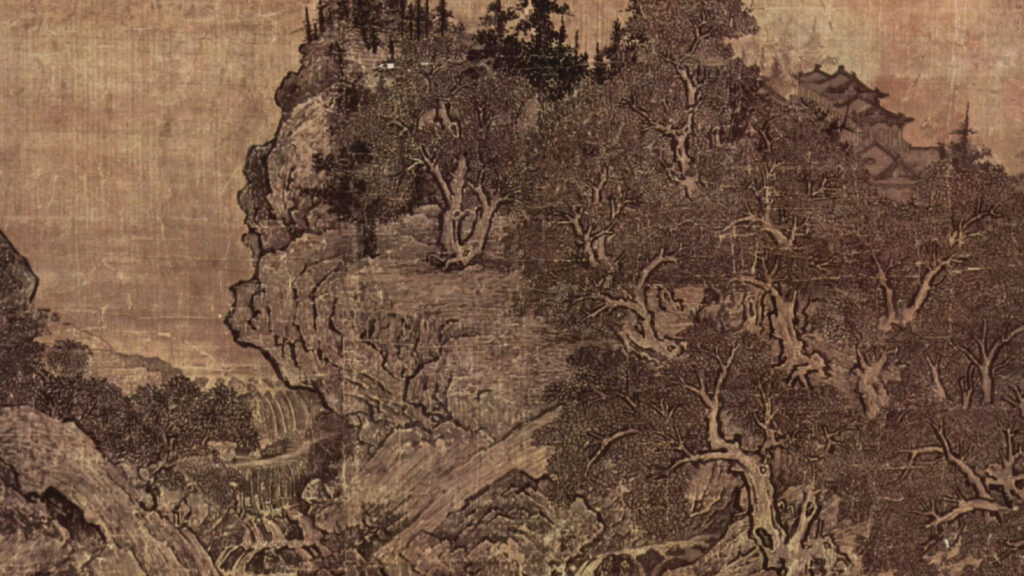 Travelers Among Mountains and Streams by Fan Kuan- 1000 CE-100